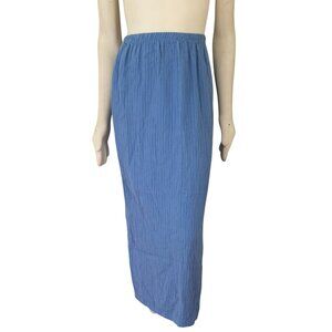 NEW CUT LOOSE Textured Pull On Maxi Skirt in Periwinkle SIZES S, L